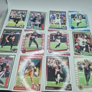 NFC South Football Cards (12) Bryce Young,  Kirk Cousins, Michael Penix Jr.
